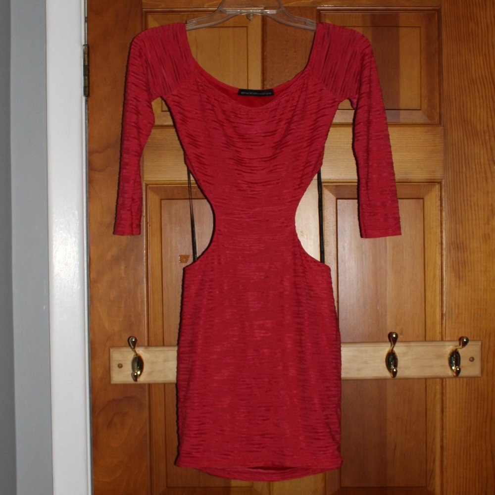 Symphony Textured Body Con Dress